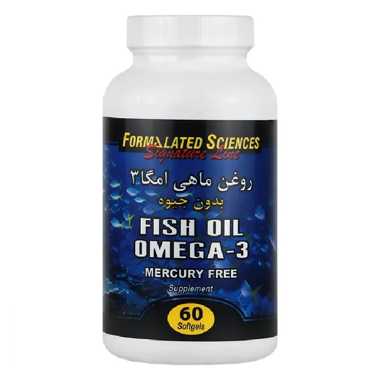فورمولایتد ساینز روغن ماهی و امگا 3 60 سافت ژل 60 عددی