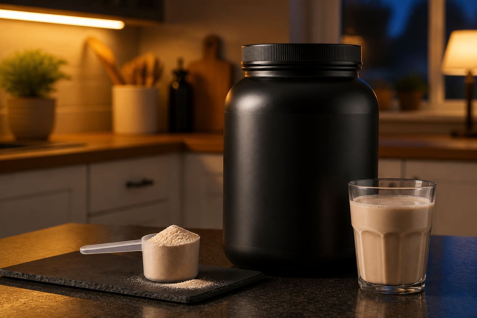 کازئین شب؛ آیا برای ریکاوری عضله کمک میکند؟